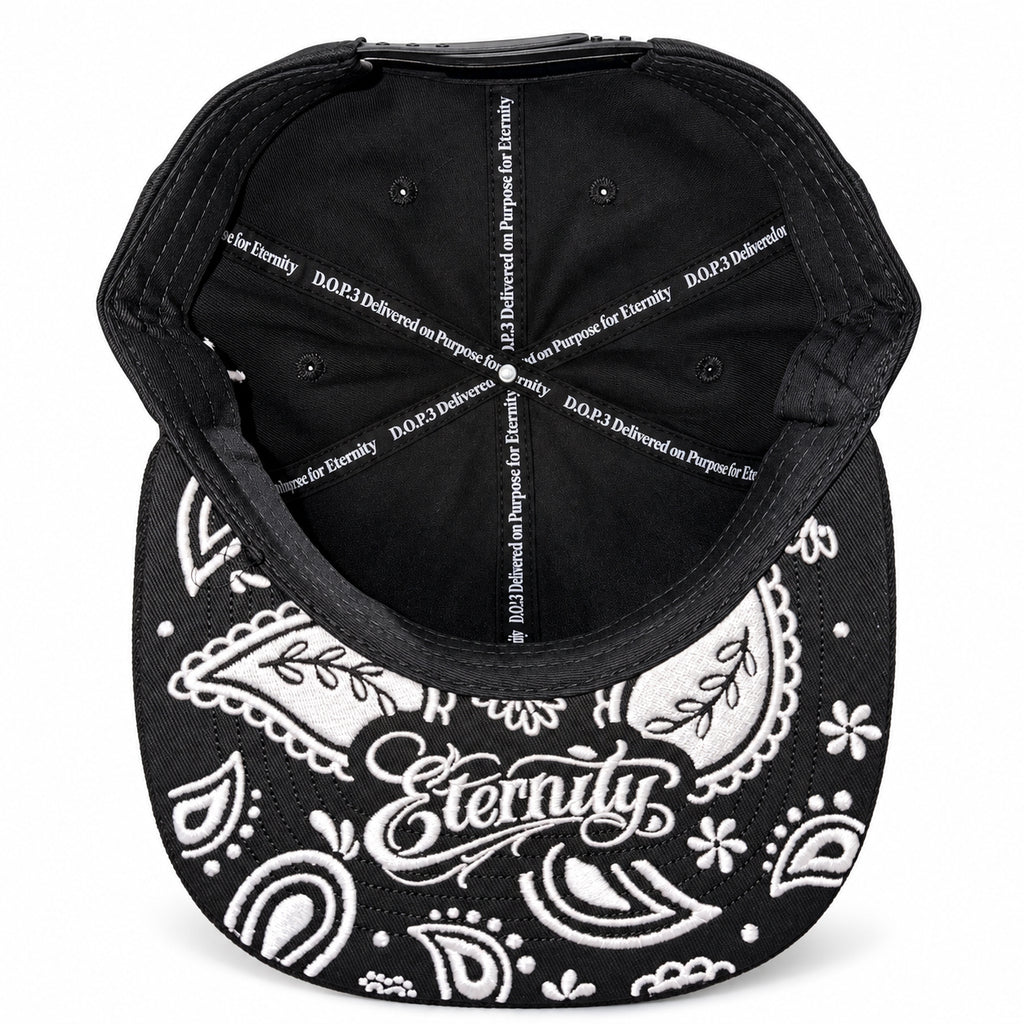 Series 1 Cap -  5 Panel Snapback - Black
